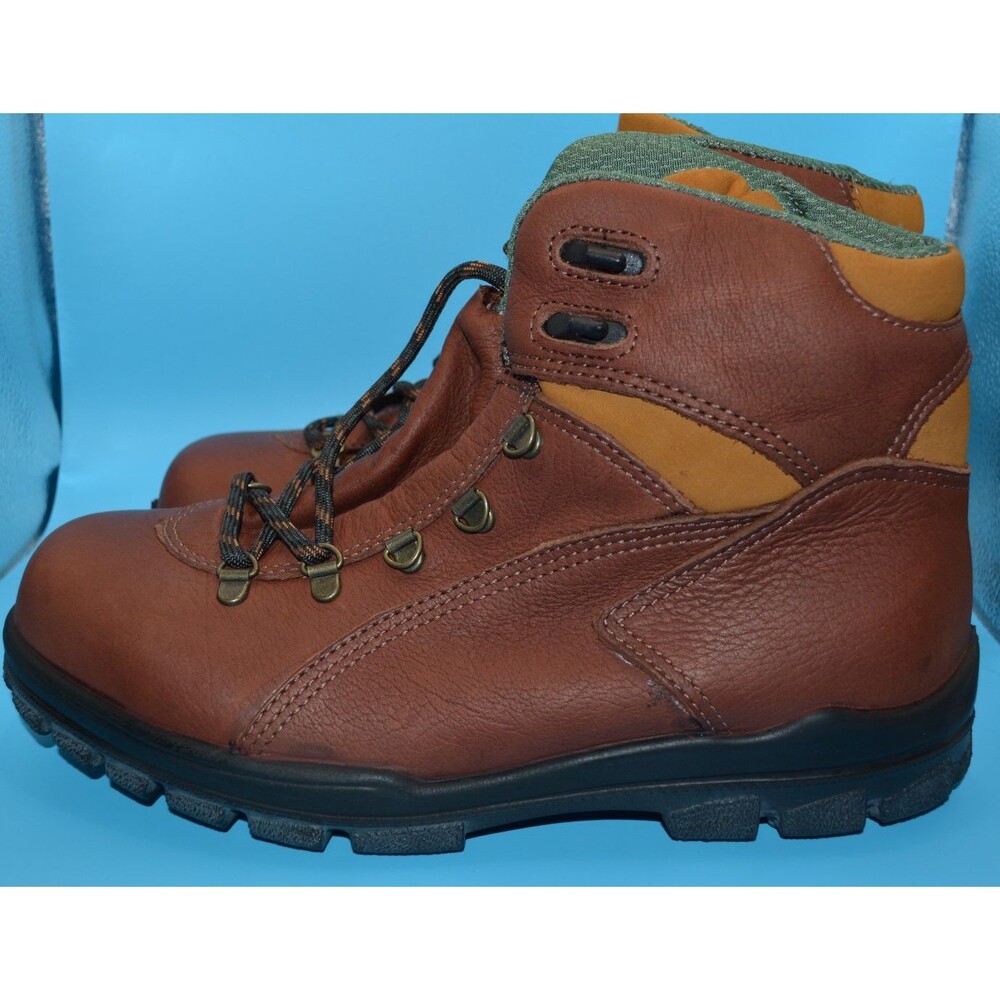 Wolverine Tacoma Steel Toe Work Boots Men’s Sz 10.5 W DuraShocks Brown Leather